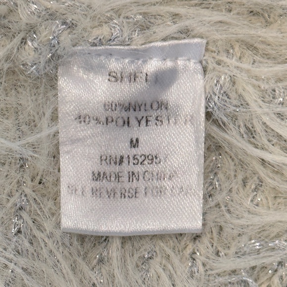 Eyelash Cropped Sweater HASHTTAG Intrend Sz M Textured Knit - Picture 6 of 8